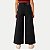 CALÇA NACIONAL JEANS BRIM COM ELASTANO WIDE LEG PRETO FEMININO INFANTIL - Imagem 2