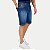 BERMUDA MAX DENIM JEANS MÉDIO COM ELASTANO COMFORT MASCULINO ADULTO - Imagem 1