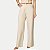 CALÇA OGNUS BRIM COM ELASTANO WIDE LEG OFFWHITE FEMININO ADULTO - Imagem 1