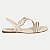 SANDALIA PINK CATS RASTEIRA TULE CREME FEMININO INFANTIL - Imagem 1