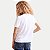 BLUSA HERING MANGA CURTA TSHIRT ALGODÃO LISA BRANCO FEMININO ADULTO - Imagem 2