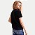 BLUSA HERING MANGA CURTA TSHIRT ALGODÃO LISA PRETO FEMININO ADULTO - Imagem 2