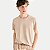 CAMISETA HERING MANGA CURTA COMFORT WORD CARECA BEGE MASCULINO ADULTO - Imagem 1