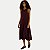 VESTIDO HERING REGATA POLIESTER MARROM FEMININO ADULTO - Imagem 1