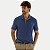 POLO HERING MANGA CURTA COMFORT PIQUET LISA AZUL MASCULINO ADULTO - Imagem 1