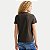 BLUSA HERING MANGA CURTA TSHIRT ALGODÃO LISA MARROM FEMININO ADULTO - Imagem 2