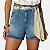 SHORT OGNUS JEANS CLARO BRUTO BASIC FEMININO ADULTO - Imagem 1