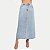 SAIA SHOT JEANS CLARO BRUTO LONGA FEMININO ADULTO - Imagem 1