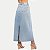 SAIA SHOT JEANS CLARO BRUTO LONGA FEMININO ADULTO - Imagem 2