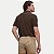 POLO LEE MANGA CURTA SLIM PIQUET MARROM MASCULINO ADULTO - Imagem 2