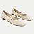 SAPATILHA MOLECA BICO QUADRADO TRAMADO OFFWHITE FEMININO ADULTO - Imagem 2