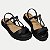 SANDALIA DAKOTA ANABELA BAIXO PRETO FEMININO ADULTO - Imagem 3