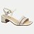 SANDALIA PINK CATS SALTO BAIXO ACTIVE OFFWHITE FEMININO INFANTIL - Imagem 2