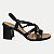 SANDALIA MISSISSIPI SALTO ALTO ACTIVE PRETO FEMININO ADULTO - Imagem 1