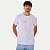 CAMISETA SALLO MANGA CURTA SLIM MISTA SILKADA BRANCO MASCULINO ADULTO - Imagem 1