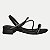 SANDALIA DAKOTA SALTO BAIXO ACTIVE PRETO FEMININO ADULTO - Imagem 1
