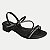 SANDALIA DAKOTA SALTO BAIXO ACTIVE PRETO FEMININO ADULTO - Imagem 2