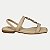 SANDALIA MISSISSIPI RASTEIRA CREME FEMININO ADULTO - Imagem 1