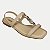 SANDALIA MISSISSIPI RASTEIRA CREME FEMININO ADULTO - Imagem 2
