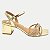 SANDALIA VIZZANO SALTO ALTO ACTIVE DOURADO FEMININO ADULTO - Imagem 1