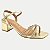 SANDALIA VIZZANO SALTO ALTO ACTIVE DOURADO FEMININO ADULTO - Imagem 3