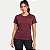 BLUSA MIZUNO MANGA CURTA POLIESTER FITNESS BORDÔ FEMININO ADULTO - Imagem 1