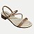 SANDALIA DAKOTA SALTO BAIXO ACTIVE DOURADO FEMININO ADULTO - Imagem 2