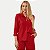 CAMISETE DOCE TRAMA MANGA LONGA SLIM LINHO VERMELHO FEMININO ADULTO - Imagem 1