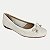 SAPATILHA MODARE BICO REDONDO TELA OFFWHITE FEMININO ADULTO - Imagem 2