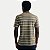 CAMISETA HERING MANGA CURTA COMFORT ALGODÃO LISTRADA VERDE MASCULINO ADULTO - Imagem 2