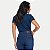 BLUSA LEE MANGA CURTA TSHIRT ALGODÃO SILKADA AZUL MARINHO FEMININO ADULTO - Imagem 2