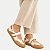 TÊNIS RAMARIM CASUAL COM VELCRO OFFWHITE FEMININO ADULTO - Imagem 3