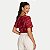 BLUSA MIRA VEST MANGA CURTA POLIESTER ESTAMPADA VERMELHO FEMININO ADULTO - Imagem 2