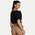 BLUSA MIRA VEST MANGA CURTA MISTA ESTAMPADA PRETO FEMININO ADULTO - Imagem 2