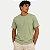 CAMISETA FICO MANGA CURTA COMFORT LISA BORDADA GOLA REDONDA VERDE MASCULINO ADULTO - Imagem 1