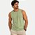CAMISETA FICO REGATA ALGODÃO LISA VERDE MASCULINO ADULTO - Imagem 1