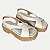 SANDALIA RAMARIM ANABELA MÉDIA LINEN NUDE FEMININO ADULTO - Imagem 3