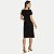 VESTIDO MIRA VEST MANGA CURTA POLIESTER ESTAMPADO PRETO FEMININO ADULTO - Imagem 2