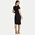 VESTIDO MIRA VEST MANGA CURTA MISTO ESTAMPADO PRETO FEMININO ADULTO - Imagem 2