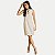 VESTIDO MIRA VEST REGATA POLIESTER OFFWHITE FEMININO ADULTO - Imagem 1