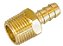 ESPIGA LATÃO RM. 1/2 NPT(E) x BM 3/8 - Imagem 1