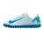 Chuteira Nike Society Surpfly 10 Branco/Azul Masculino - Imagem 2