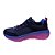 Tênis Skechers Dlux Walker Azul/Lilas/Rosa Feminino - Imagem 2