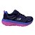 Tênis Skechers Dlux Walker Azul/Lilas/Rosa Feminino - Imagem 1