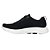 Tênis Skechers Go Walk 8 Preto/Branco Masculino - Imagem 2