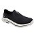 Tênis Skechers Go Walk 8 Preto/Branco Feminino - Imagem 2