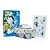 Chuteira Umbro Pro Jr Kintsugi Branco/Azul Claro Infantil - Imagem 3