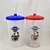 Copo Twister 500ml Branco com tampa colorida 20 unidades - Imagem 2
