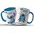 Caneca de Porcelana Alça colorida - Imagem 2