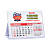 Calendário de Mesa Pequeno de pvc - 100 Peças - Imagem 1